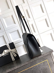 Chanel Large Flap Bag Black Gold 33x23x11cm - 2