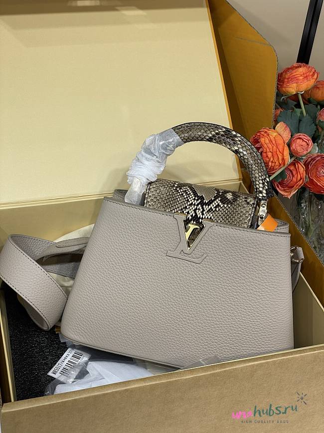 Louis Vuitton Capucines BB Crocodile and Leather 27x17.3x9cm - 1