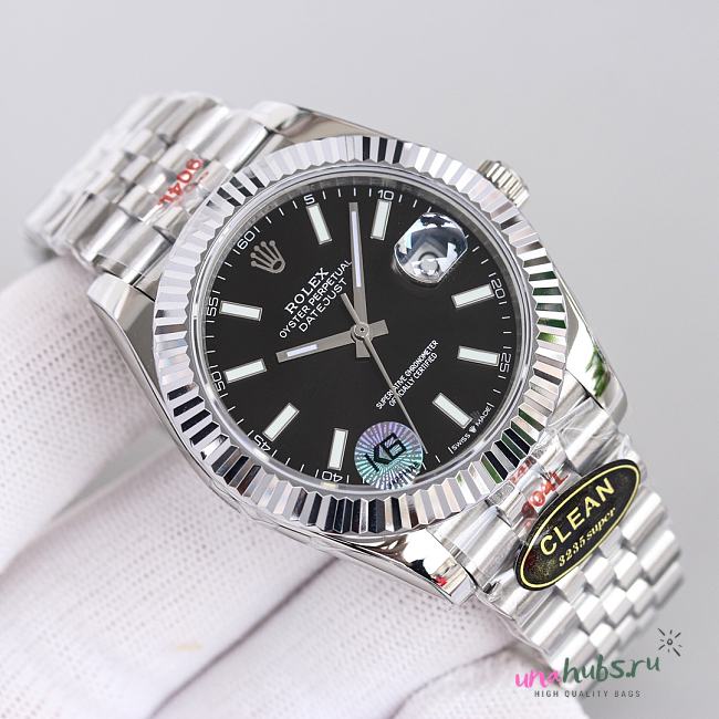 Rolex Datejust Black Watch - 1