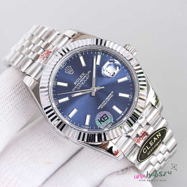 Rolex Datejust Blue Watch - 1