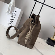 Loewe Medium Flamenco Clutch Grained Nubuck 30x24x10.5cm - 5