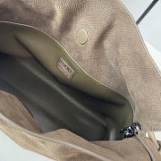 Loewe Medium Flamenco Clutch Grained Nubuck 30x24x10.5cm - 3