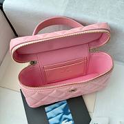 Chanel Vanity Case Dark Pink Lambskin 19.5x17x5cm - 2