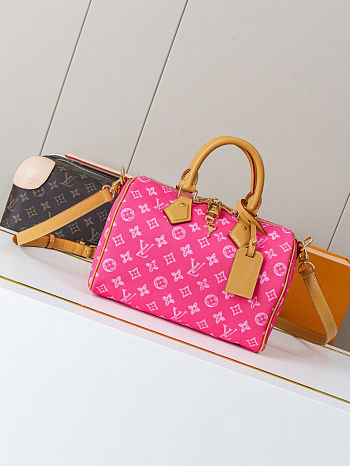 Louis Vuitton Speedy Bandouliere 25 Pink 25x19x15cm