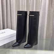 Givenchy Shark Pinch boots in leather Black - 2