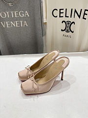 Christian Louboutin Cassia Satin Ballerina Pink Pumps 100mm - 1