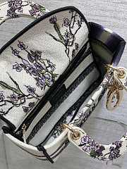 Dior Lady D-lite White Purple 24cm - 5