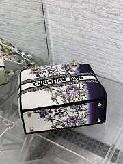 Dior Lady D-lite White Purple 24cm - 4