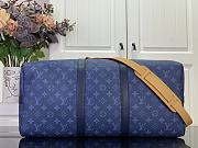 Louis Vuitton Keepall Bandoulière 50 Blue 50x29x23cm - 5
