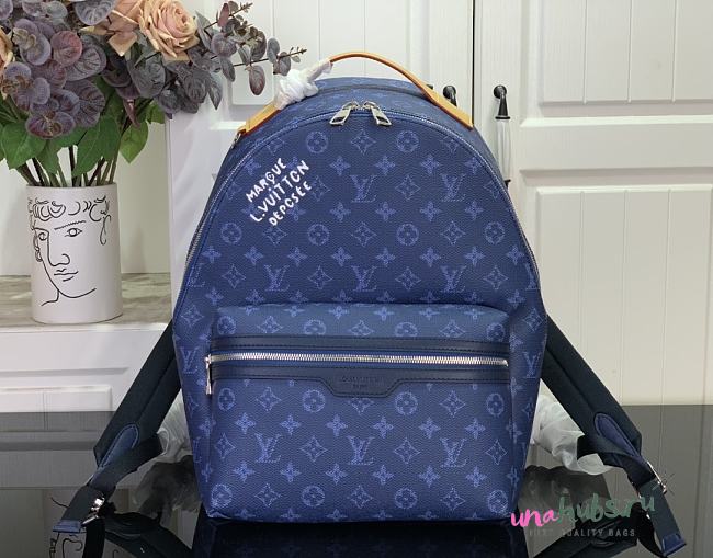 Louis Vuitton Discovery Backpack PM Blue 40x20x30cm - 1