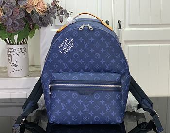 Louis Vuitton Discovery Backpack PM Blue 40x20x30cm
