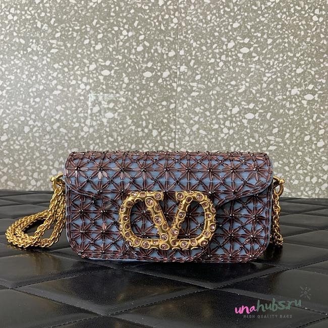 Valentino Garavani Small Locò Shoulder Bag 19x10.5x5cm - 1