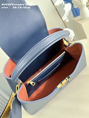 Louis Vuitton Capucines GM Souple Blue 38x23x16cm - 5
