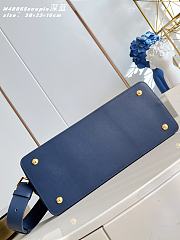 Louis Vuitton Capucines GM Souple Blue 38x23x16cm - 3