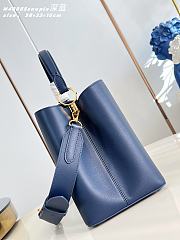 Louis Vuitton Capucines GM Souple Blue 38x23x16cm - 4