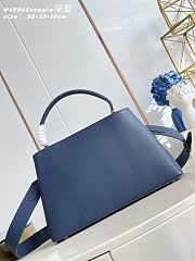 Louis Vuitton Capucines GM Souple Blue 38x23x16cm - 2