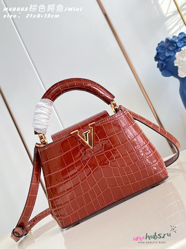 Louis Vuitton Mini Capucines Crocodile 21cm - 1