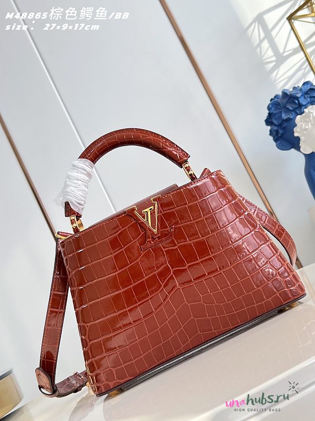 Louis Vuitton Capucines BB Crocodile 27x18x9cm - 1