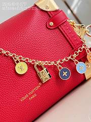 Louis Vuitton Side Trunk PM Red 19x12.5x7.5cm - 4