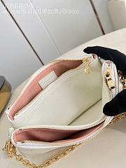 Louis Vuitton Pochette Liv White 24.5x13.5x6.5cm - 5