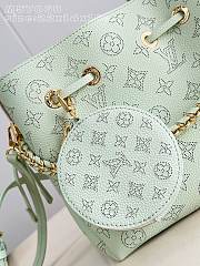 Louis Vuitton Bella Perforated Mahina Calfskin Green 22x14x19cm - 2