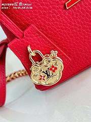 Louis Vuitton Capucines East-West Mini Red 22x12x8cm - 2