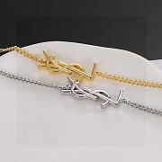 YSL Bracelet silver/gold - 1