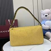 Gucci Half Horsebit medium yellow shoulder bag 31.5x17x12cm - 1