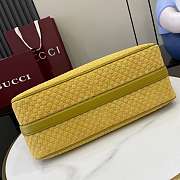 Gucci Half Horsebit medium yellow shoulder bag 31.5x17x12cm - 5
