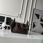 Chanel Mini 25 Handbag Dark Brown Caviar 22x20x12.5cm - 3