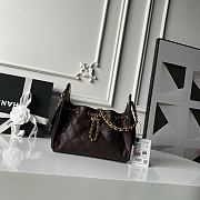 Chanel Mini 25 Handbag Dark Brown Caviar 22x20x12.5cm - 1