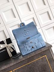 Chanel Flap Bag Denim Blue 25cm - 2