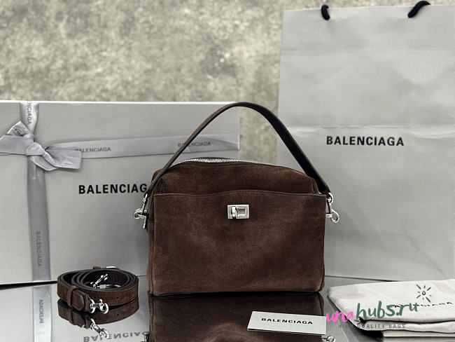 Balenciaga Brown Shoulder bag Rodeo Camera 23x15.5x10cm - 1