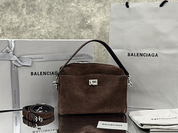 Balenciaga Brown Shoulder bag Rodeo Camera 23x15.5x10cm