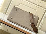 Louis Vuitton Beaubourg Hobo Mm Mahina Beige 32x26x17cm - 5