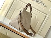 Louis Vuitton Beaubourg Hobo Mm Mahina Beige 32x26x17cm - 4