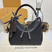 Louis Vuitton Beaubourg Hobo Mm Mahina Black 32x26x17cm - 1
