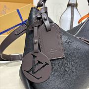 Louis Vuitton Beaubourg Hobo Mm Mahina Black 32x26x17cm - 3