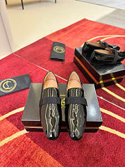 Christian Louboutin Dandydeco Ribbon Leather Loafers  - 1