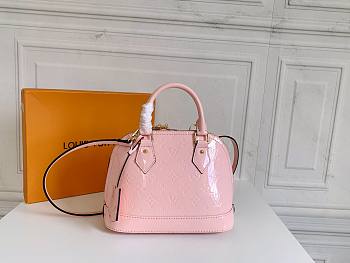 Louis Vuitton M50415 Alma BB Tote Bag Monogram Vernis