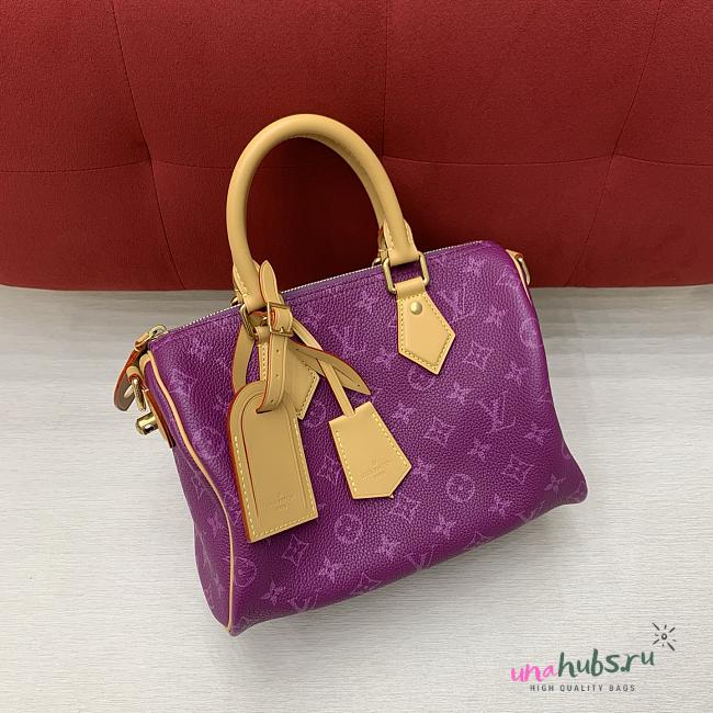 Louis Vuitton Speedy P9 Bandoulière 25 Purple 25x15x15cm - 1