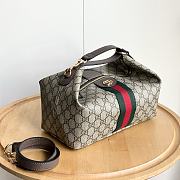 Gucci Vanity medium top handle bag monogram 27.5x13x14.5cm - 3