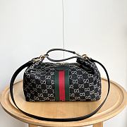 Gucci Vanity medium top handle bag black 27.5x13x14.5cm - 3