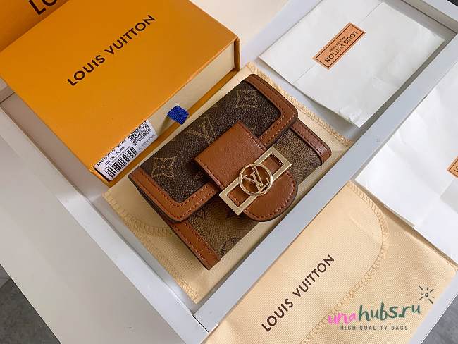 Louis Vuitton Dauphine Compact Wallet 12x9.5x3.5cm - 1