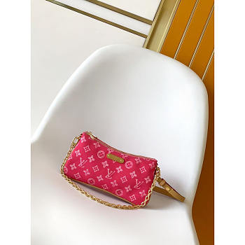 Louis Vuitton Pochette Liv Monogram Rose Ruban 24x13x6.5cm
