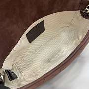 Gucci Marmont mini shoulder bag brown suede 16.5x9.5x4.5cm - 2