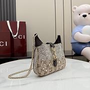 Gucci Jackie Notte Sparkle Sparkly Mini Bag 19.5x18x3.5cm - 5