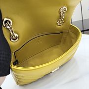 Gucci Marmont shoulder bag in mustard yellow 22x12.5x6cm - 3