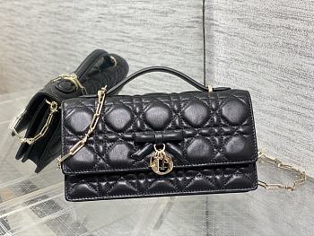 Dior My Mini Bag Black Cannage Lambskin 21x11.5x4.5cm