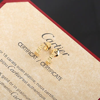 Cartier Gold Earrings